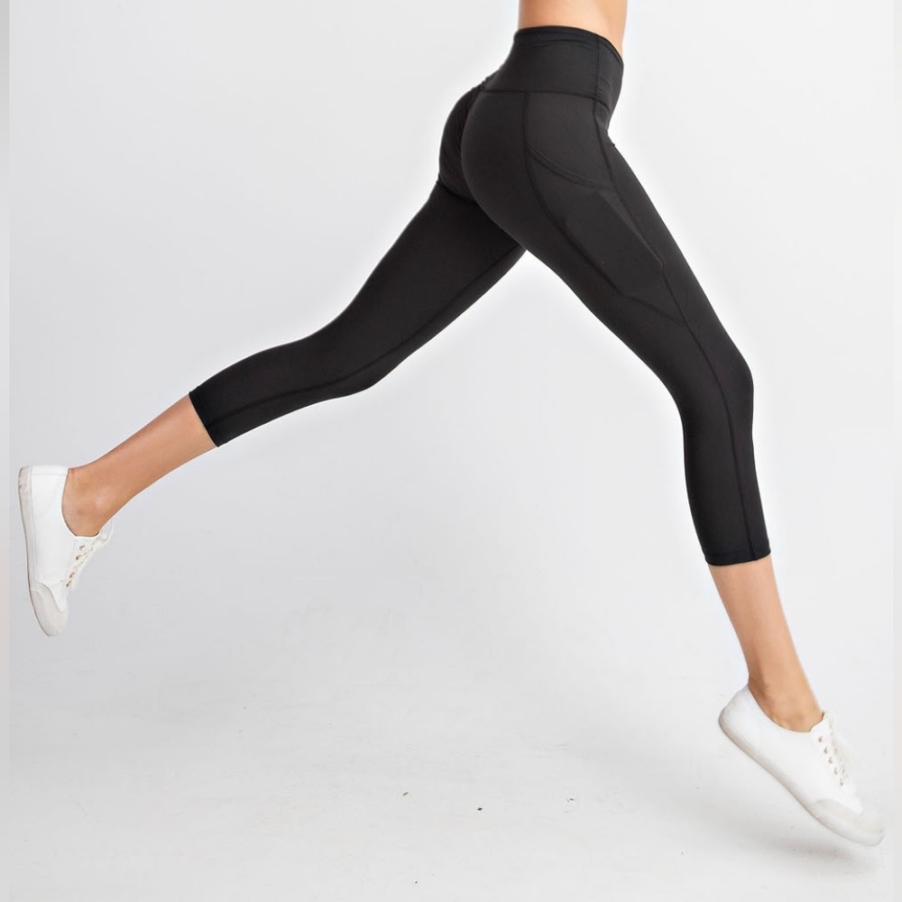Capri Leggings with Side Pockets, Butter Soft